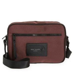 NWOT Ted Baker Blondd Travel Nylon Flight Bag - Oxblood